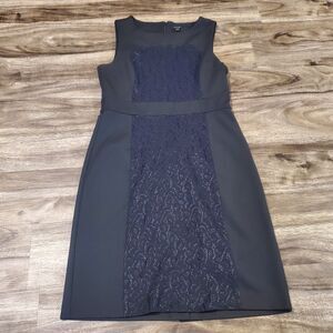 Apt 9 Women's Size 10 Black Dress Lace Front LBD